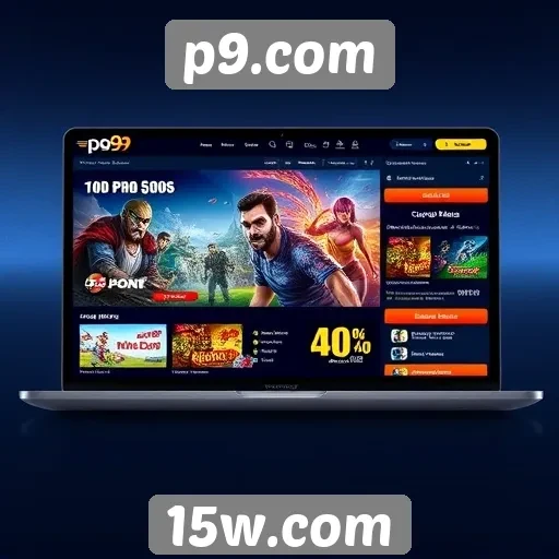 Novidades no design do site p9.com atraem jogadores